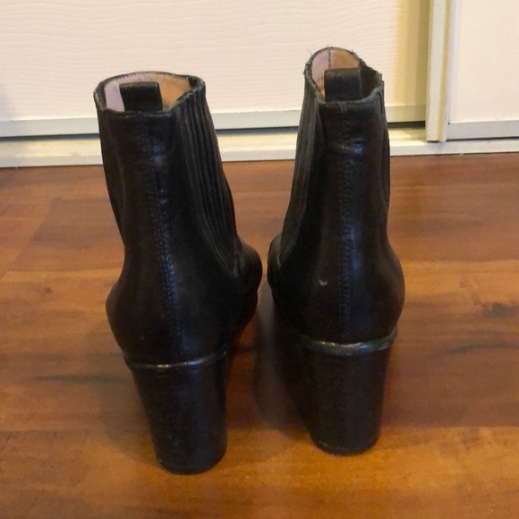 Opening Ceremony Shoes Opening Ceremony Black Leather Ankle Boots